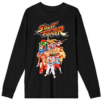 Men's Street Fighter Character Long Sleeve Tee