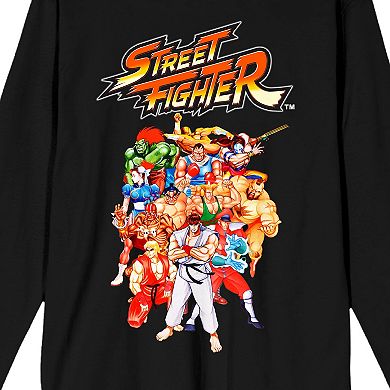 Men's Street Fighter Character Long Sleeve Tee