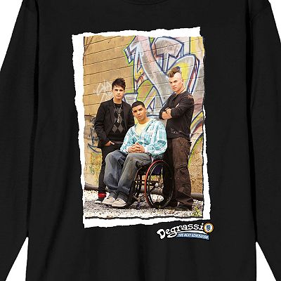 Men s Degrassi Jimmy Spinner Long Sleeve Tee