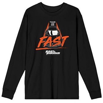 Men's The Fast And The Furious Time to Be Fast Long Sleeve Tee