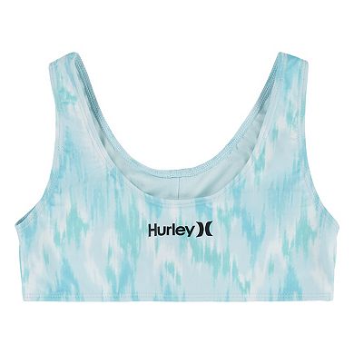 Girls 7-16 Hurley Wrap Bikini Top & Bottoms Swimsuit Set