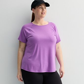 Plus Size Tek Gear® Essential Core Raglan Tee