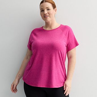 Plus Size Tek Gear® Essential Core Raglan Tee