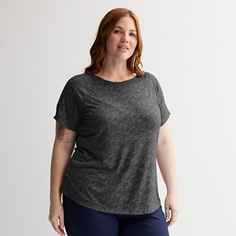 Plus Size Tek Gear® Essential Core Raglan Tee