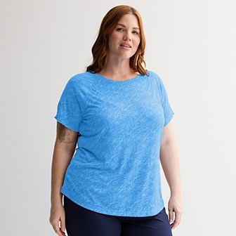 Plus Size Tek Gear® Essential Core Raglan Tee