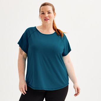 Plus Size Tek Gear® Essential Core Raglan Tee