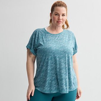 Plus Size Tek Gear® Essential Core Raglan Tee