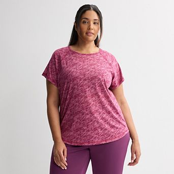 Plus Size Tek Gear® Essential Core Raglan Tee