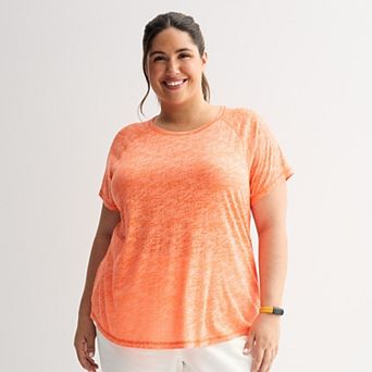 Plus Size Tek Gear® Essential Core Raglan Tee
