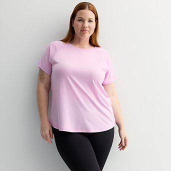 Plus Size Tek Gear® Essential Core Raglan Tee