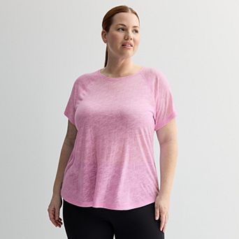 Plus Size Tek Gear® Essential Core Raglan Tee