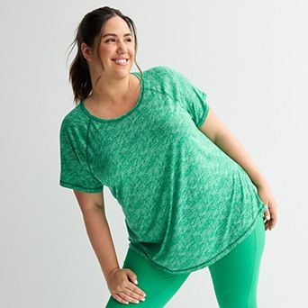 Plus Size Tek Gear® Essential Core Raglan Tee