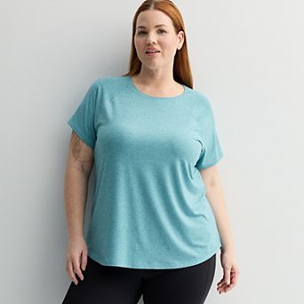 Plus Size Tek Gear® Essential Core Raglan Tee