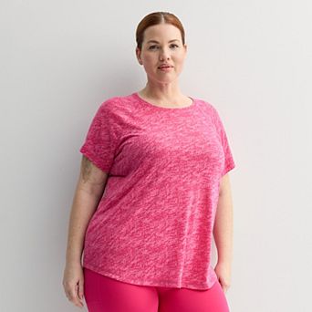 Plus Size Tek Gear® Essential Core Raglan Tee