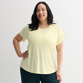 Plus Size Tek Gear® Essential Core Raglan Tee