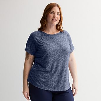 Plus Size Tek Gear® Essential Core Raglan Tee