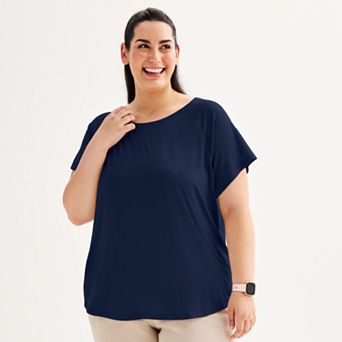 Plus Size Tek Gear® Essential Core Raglan Tee