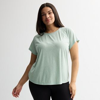 Plus Size Tek Gear® Essential Core Raglan Tee