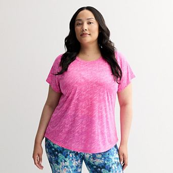 Plus Size Tek Gear® Essential Core Raglan Tee