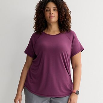Plus Size Tek Gear® Essential Core Raglan Tee