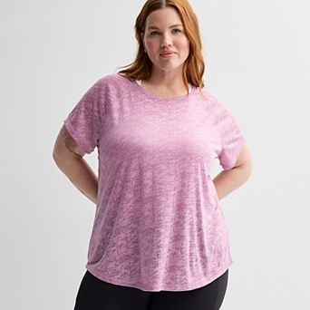 Plus Size Tek Gear® Essential Core Raglan Tee