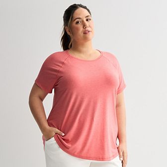 Plus Size Tek Gear® Essential Core Raglan Tee
