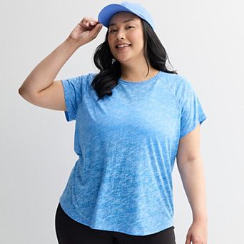 Plus Size Tek Gear® Essential Core Raglan Tee