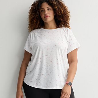 Plus Size Tek Gear® Essential Core Raglan Tee
