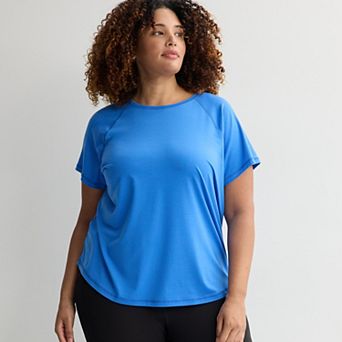 Plus Size Tek Gear® Essential Core Raglan Tee