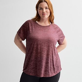 Plus Size Tek Gear® Essential Core Raglan Tee