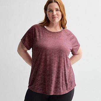 Plus Size Tek Gear® Essential Core Raglan Tee