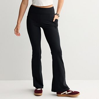 Juniors' SO® Sporty Yoga Flare Leggings