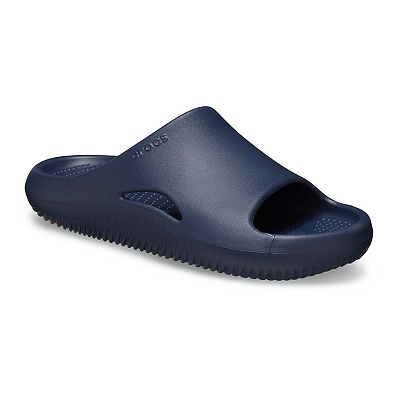 CROCS mellow slides size 12 blue GUC Crocs Mellow Recovery Slides Sandals Blue Mens 10 M10 Womens  main image 2