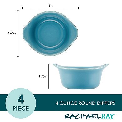 Rachael Ray Ceramics 4-pc. Ramekin Dipper Cup Set