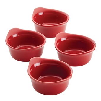 Rachael Ray Ceramics 4 pc Ramekin Dipper Cup Set