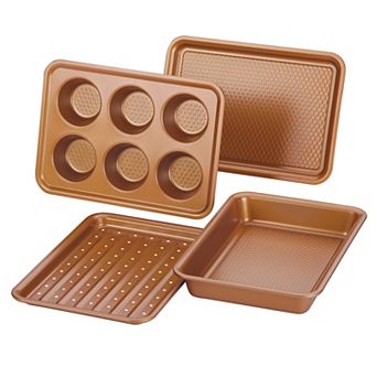 Ayesha Curry Bakeware 4 pc Toaster Oven Baking Pan Set