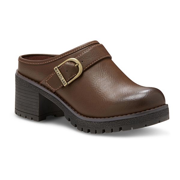 eastland leather clogs