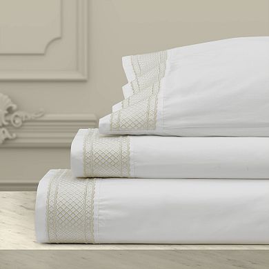 Five Queens Court Montefiore Sheet Set or Pillowcase Set