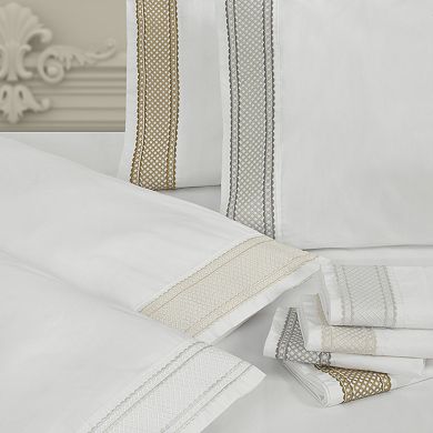 Five Queens Court Montefiore Sheet Set or Pillowcase Set