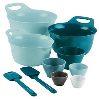 Rachael Ray Mix & Measure 10 pc Mixing Bowl, Measuring Cup & Utensil Set