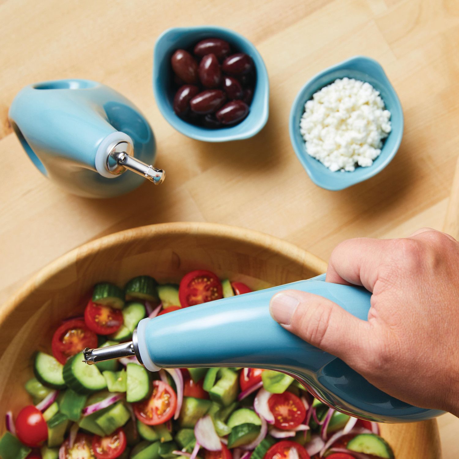 Rachael Ray Ceramics EVOO and Ramekin Dipper