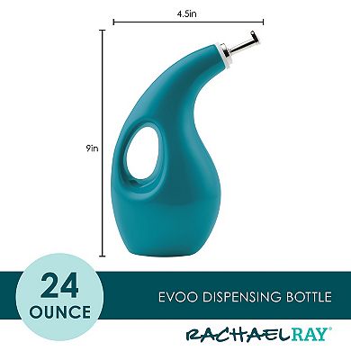 Rachael Ray Ceramics 24-oz. EVOO Oil & Vinegar Dispensing Bottle