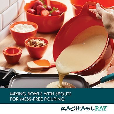 Rachael Ray Mix & Measure 10-pc. Mixing Bowl Measuring Cup & Utensil Set