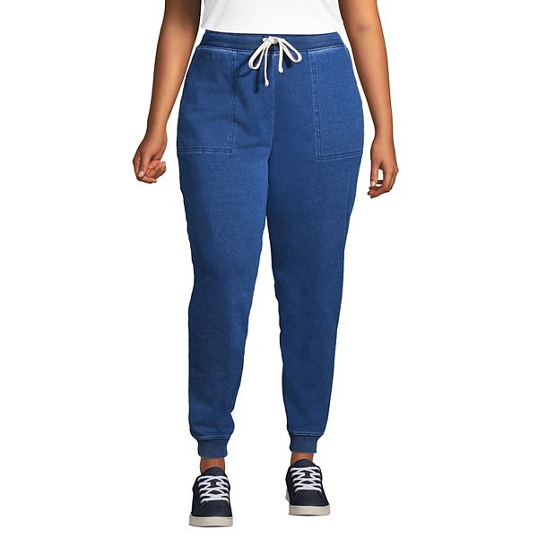 Plus Size Lands' End Serious Sweats Ankle Jogger Pants