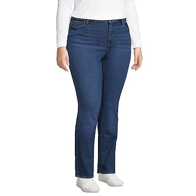 Plus Size Lands' End Recover Straight-Leg Jeans