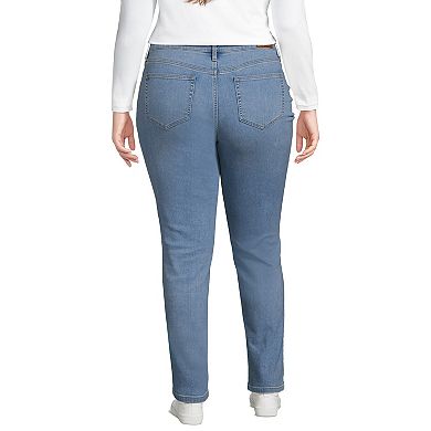 Plus Size Lands' End Recover Straight-Leg Jeans