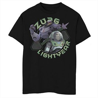 Disney / Pixar's Lightyear Boys 6-20 Buzz Vs Zurg Two Sides Graphic Tee