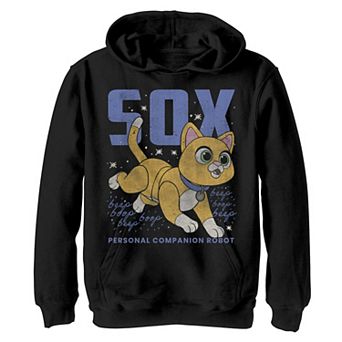 Disney / Pixar's Lightyear Boys 8-20 Personal Companion Robot Sox Sketch Graphic Hoodie