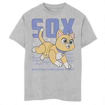 Disney / Pixar's Lightyear Boys 8-20 Personal Companion Robot Sox Sketch Graphic Tee