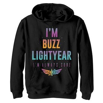 Disney / Pixar's Lightyear Boys 4-20 I'm Buzz Lightyear Im Always Sure Being Buzz Graphic Hoodie